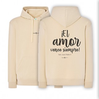 Sudadera butter cream AMOR
