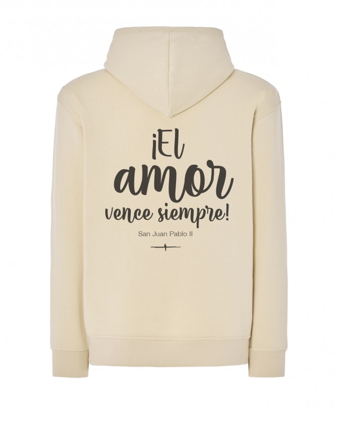 Sudadera butter cream AMOR