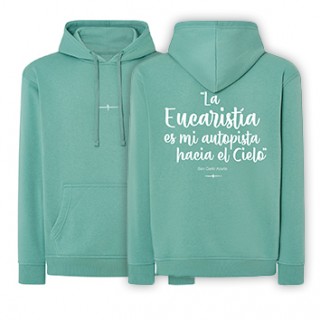 Sudadera mint green EUCARISTIA