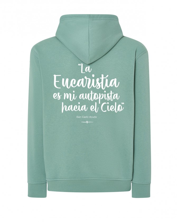 Sudadera mint green EUCARISTIA