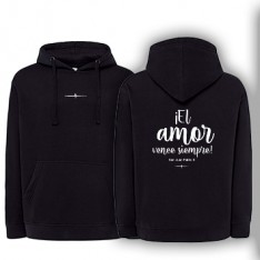 Sudadera navy AMOR