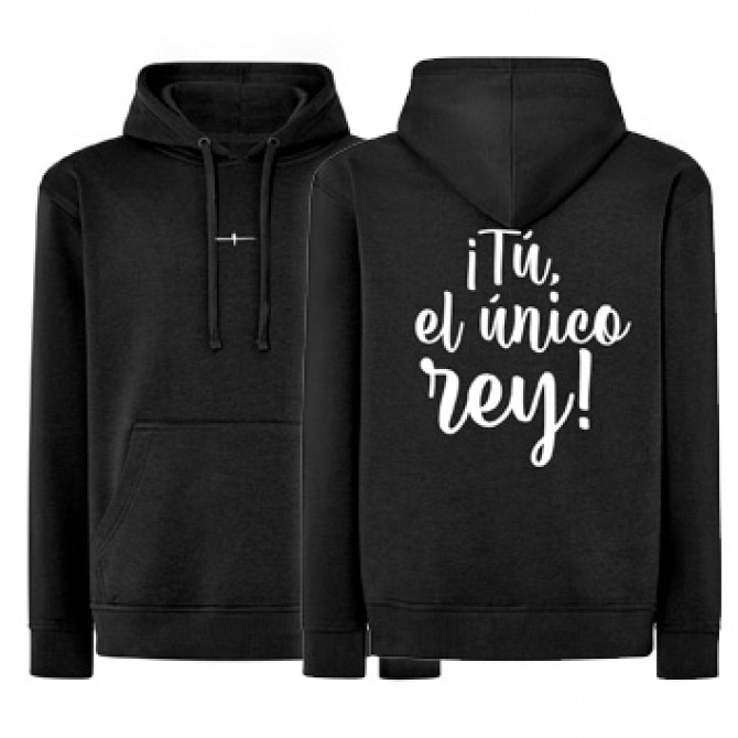Sudadera negra REY