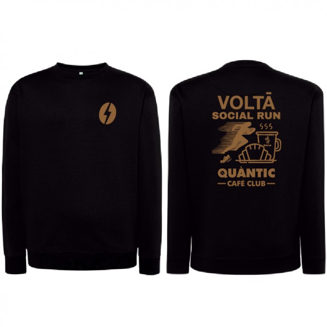 Sudadera negra Voltá Social Run 