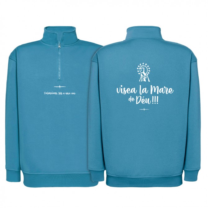 Sudadera petrol blue MARE DE D&Eacute;U