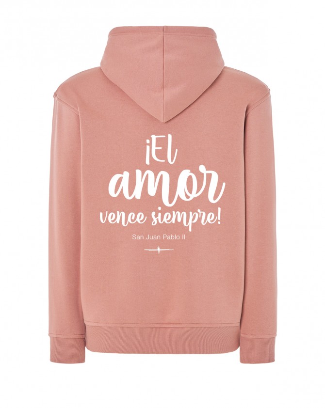 Sudadera pink vintage AMOR