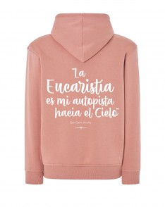 Sudadera pink vintage EUCARISTIA