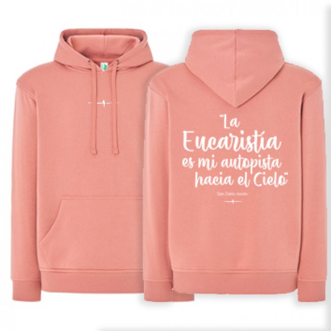 Sudadera pink vintage EUCARISTIA