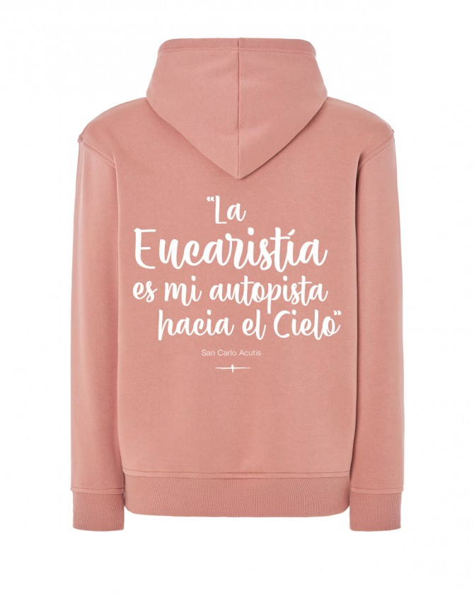 Sudadera pink vintage EUCARISTIA