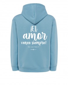 Sudadera sky blue AMOR