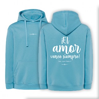 Sudadera sky blue AMOR