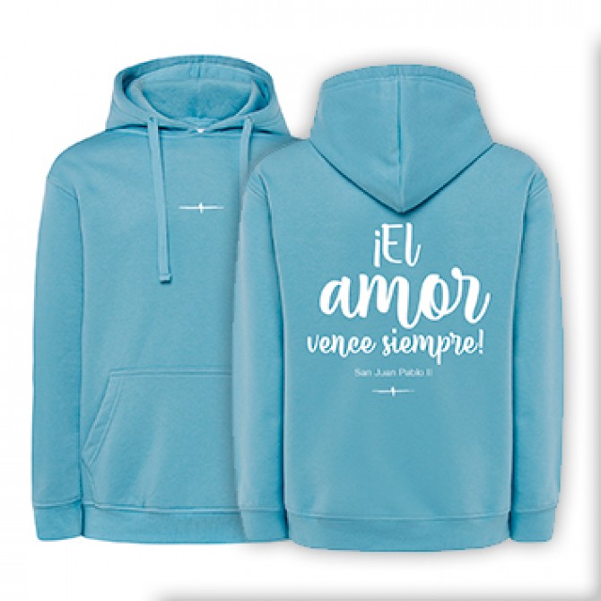 Sudadera sky blue AMOR