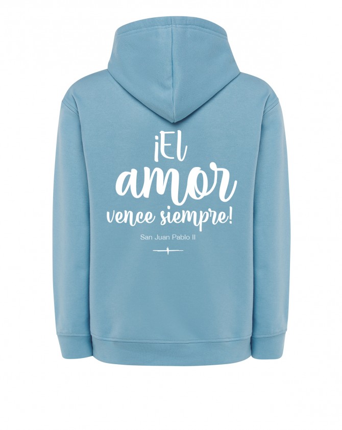 Sudadera sky blue AMOR
