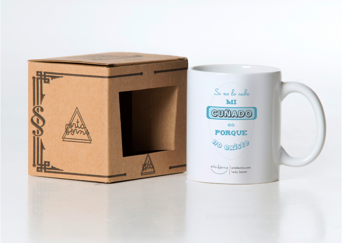 Taza cuñado - Si no lo Sabe mi cuñado es Que no Existe