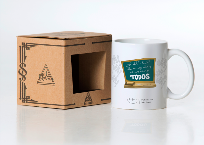 Taza Regalo Profesor - ¿De qué te ríes? dilo en Voz Alta y Nos reímos Todos